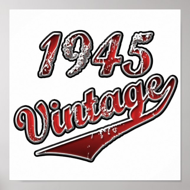 1945 Vintage Poster (Front)