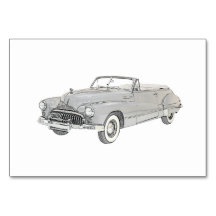 1947 Buick Roadmaster Convertible Illustration