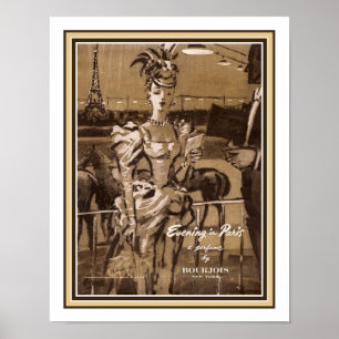 1947 "Evening in Paris"Perfume Ad- Poster