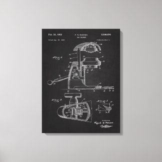 1947 Ice Crusher Art Canvas Print