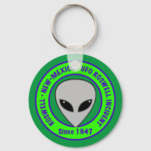 1947 Roswell UFO Incident Key Ring