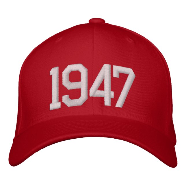 1947 Year Embroidered Hat (Front)