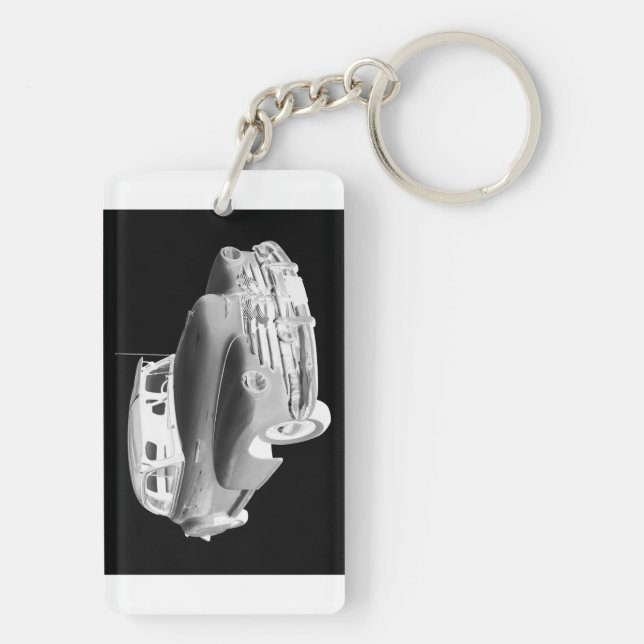 1948 Chevrolet Fleetmaster Antique Car Art Key Ring (Back)