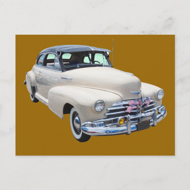 1948 Chevrolet Fleetmaster Antique Car Postcard (Front)