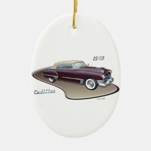 1949 CADILLAC CERAMIC TREE DECORATION