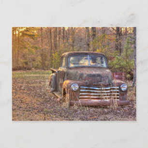 1949 Chevy Lawn Ornament Postcard