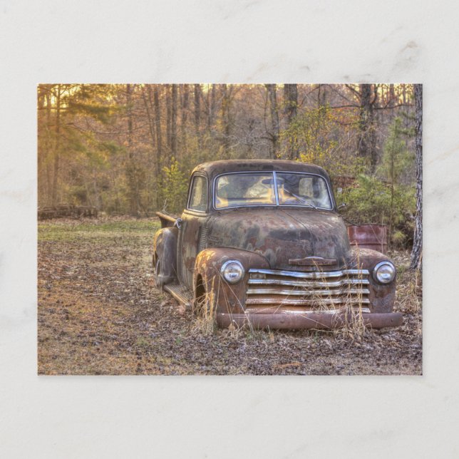 1949 Chevy Lawn Ornament Postcard (Front)