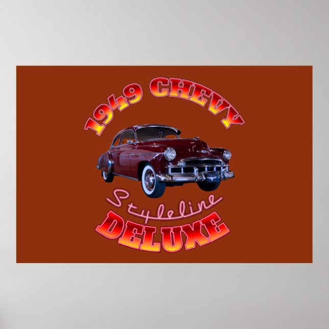 1949 Chevy Styleline Deluxe Poster (Front)