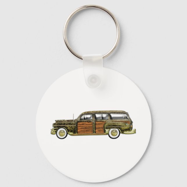 1949 Chrysler Town & Country Station Wagon Key Ring (Front)