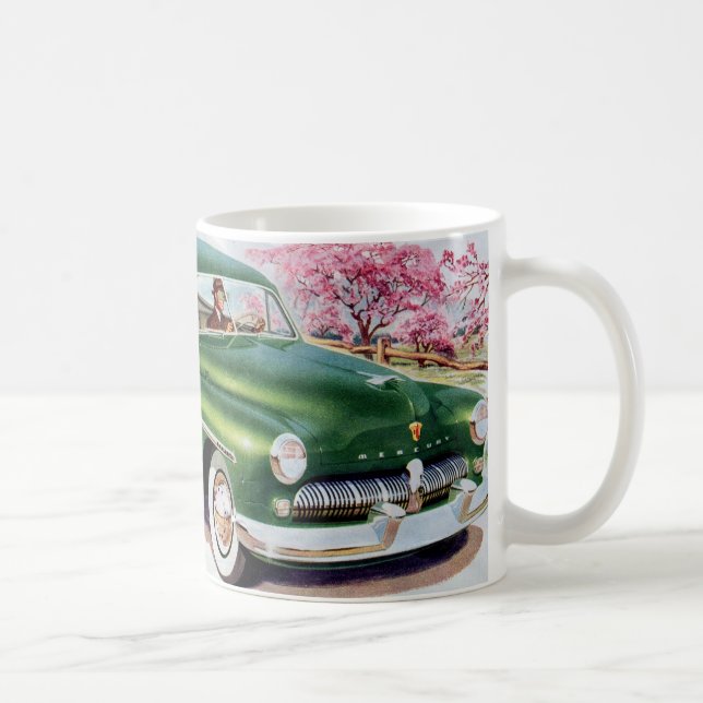 1949 green Mercury sedan Coffee Mug (Right)