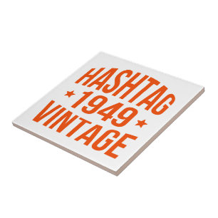 1949 Hashtag Vintage Tile