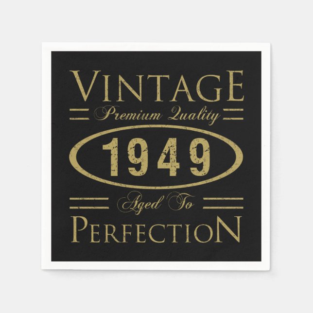 1949 Premium Quality Napkin (Front)