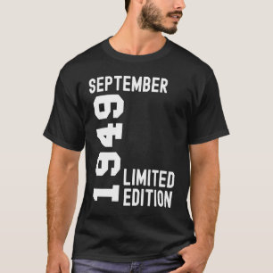 1949 September  Happy Birthday Party T-Shirt