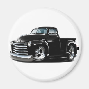 1950-52 Chevy Black Truck Magnet