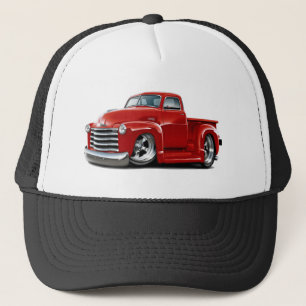 1950-52 Chevy Red Truck Trucker Hat