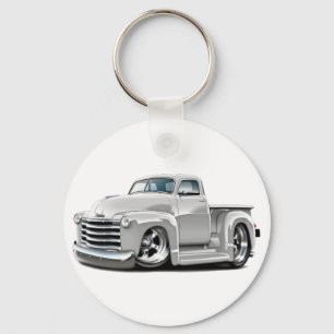 1950-52 Chevy White Truck Key Ring