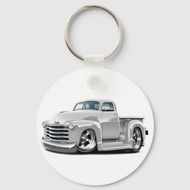 1950-52 Chevy White Truck Key Ring (Front)