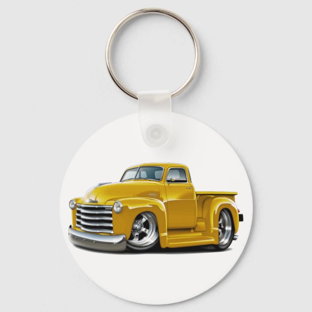 1950-52 Chevy Yellow Truck Key Ring (Front)
