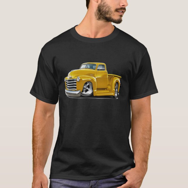 1950-52 Chevy Yellow Truck T-Shirt (Front)