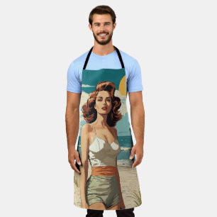 1950 Beach Girl Apron