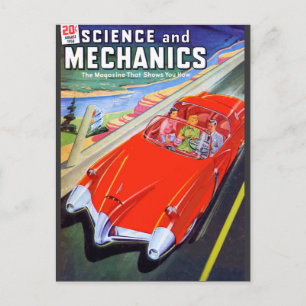 1950 Car of the Future Postcard