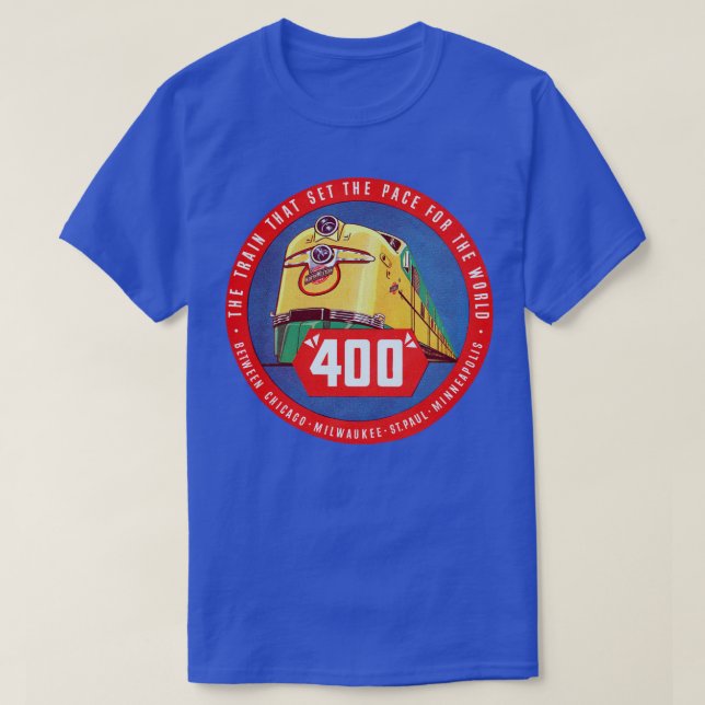 1950 Chicago and North Western Railroad T-Shirt (Design Front)