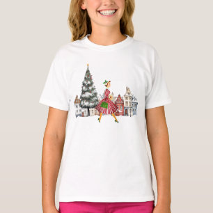 1950 Christmas Vintage Lady T-Shirt
