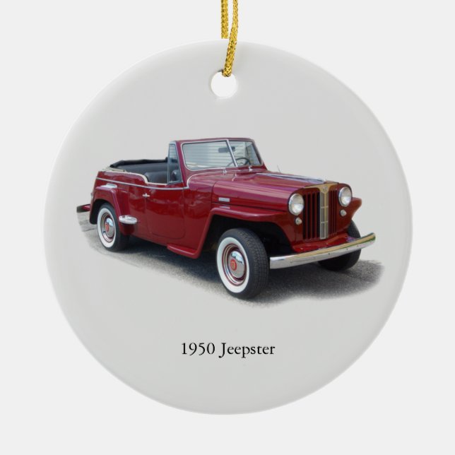 1950 Jeepster ornament (Front)