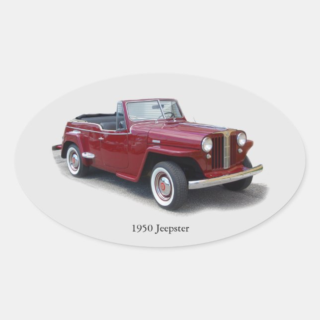 1950 Jeepster sticker (Front)