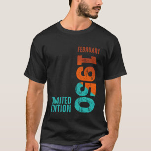 1950 Limited Edition 1950 February 1950 Year 1950 T-Shirt