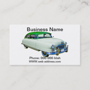 1950 Nash Ambassador Antique Car Business Card