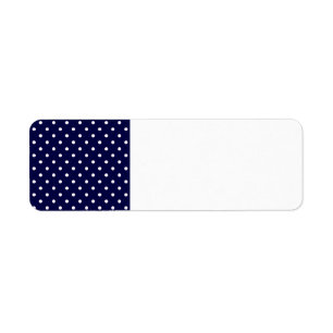 1950 navy blue with white dots