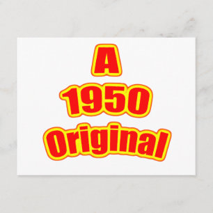 1950 Original Red Card