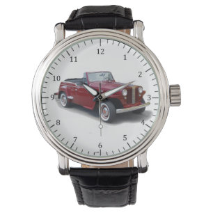 1950 red Jeepster watch