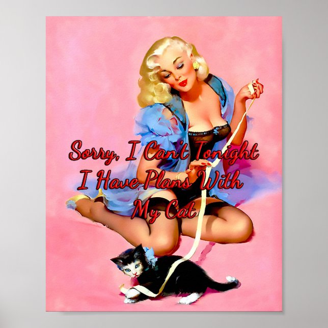 1950’s Denise Purrty by Gil Elvgren Poster (Front)