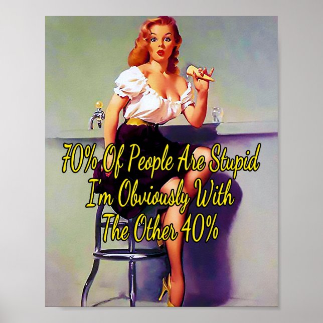 1950’s Spilled Ice Cream by Gil Elvgren Notebook  Poster (Front)