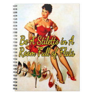 1950’s Trying on Shoes by Gil Elvgren Notebook