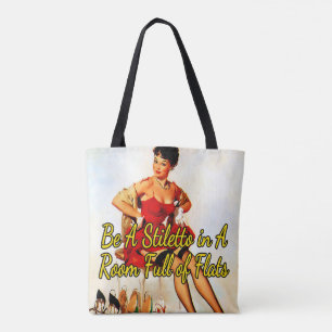1950’s Trying on Shoes by Gil Elvgren Tote Bag