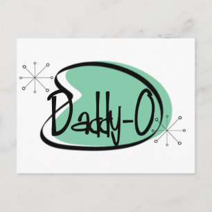 1950 Vintage  Dad DADDY-0 Greeting Card