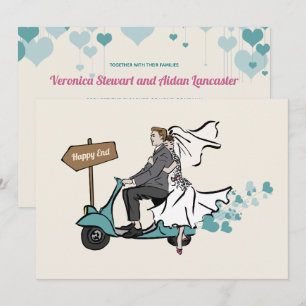 1950 Vintage Wedding Invitation