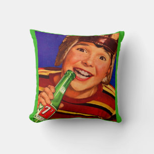 1950s ‘77 soda ad cushion