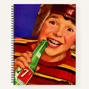 1950s ‘77 soda ad notebook