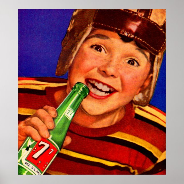 1950s ‘77 soda ad poster (Front)