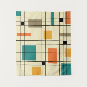 1950's Abstract Art Tapestry