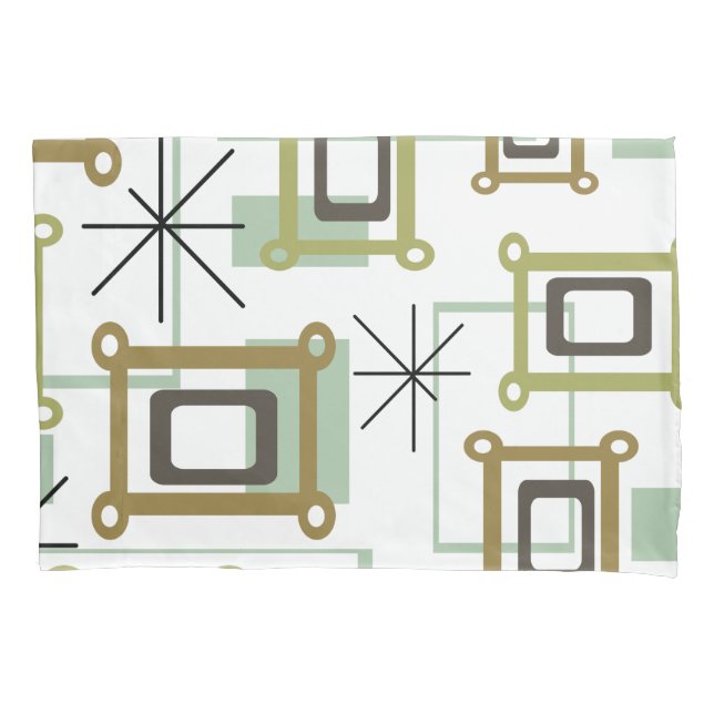 1950s Abstract Pop Art Pillowcase (Front)