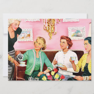 1950'S AFTERNOON TEA INVITATION