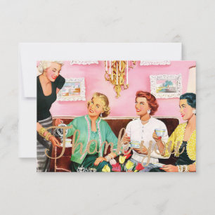 1950's Afternoon Tea    Thank You Card