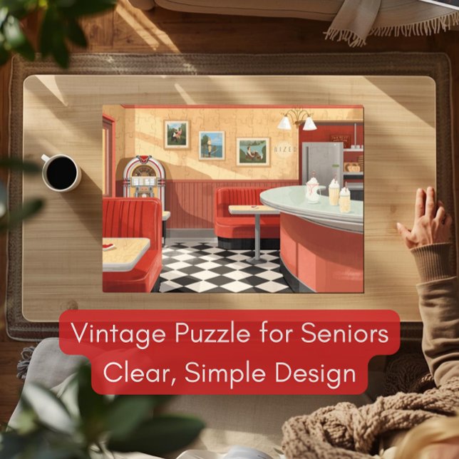 1950s American Diner Puzzle – Vintage Jukebox (Creator Uploaded)