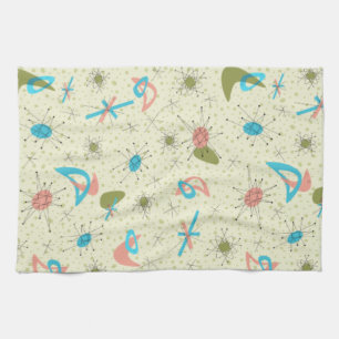 1950s Atomic Age Kitchen Towel