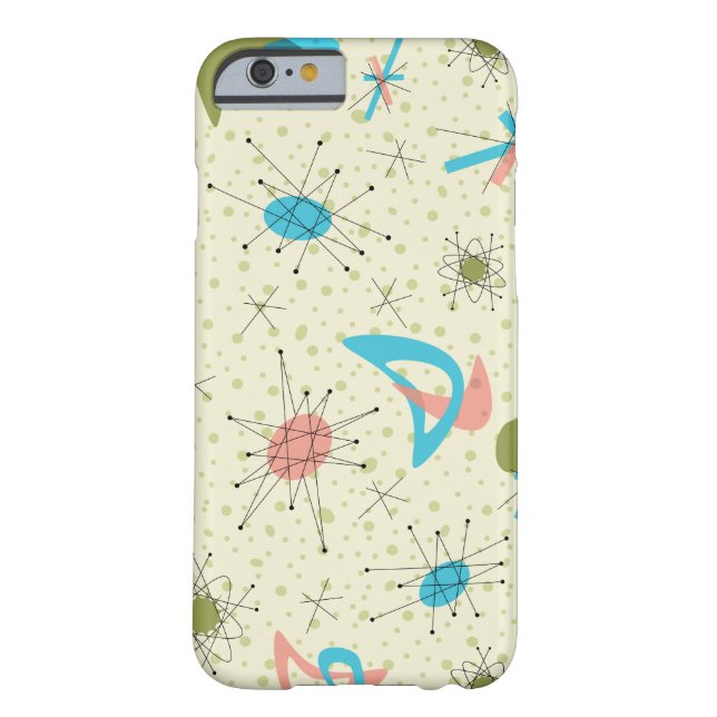 1950s Atomic Retro Design Case-Mate iPhone Case (Back)